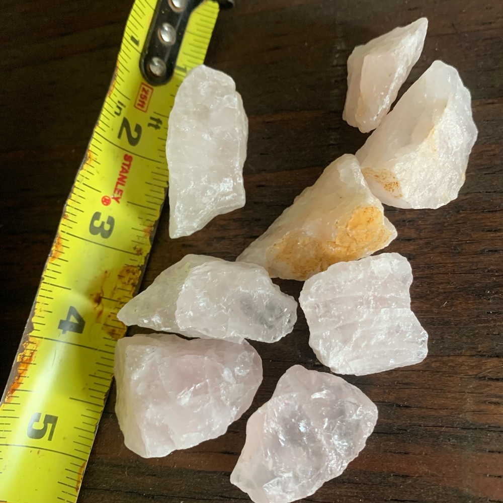 Natural Raw Rose Quartz Stones